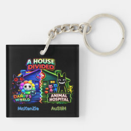 Dandy's World vs Animal Hospital Neon Sleutelhanger