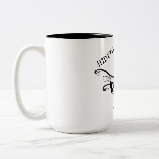 DandySlendy - Slenderman drink thee-mok Tweekleurige Koffiemok (Links)