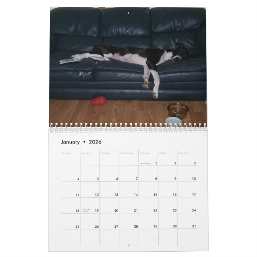 Dane Calender Kalender (Jan 2026)