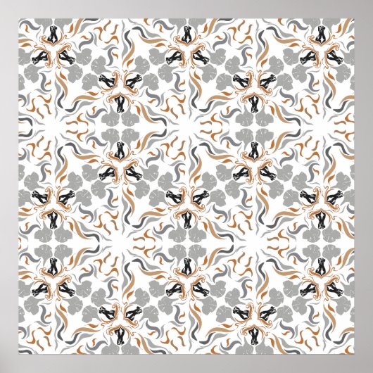 Dane Pattern Poster (Voorkant)