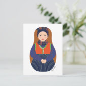 Dane, Rømø Matryoshka Briefkaart (Staand voorkant)