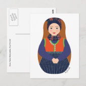 Dane, Rømø Matryoshka Briefkaart (Voorkant / Achterkant)