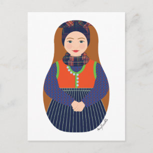 Dane, Rømø Matryoshka Briefkaart