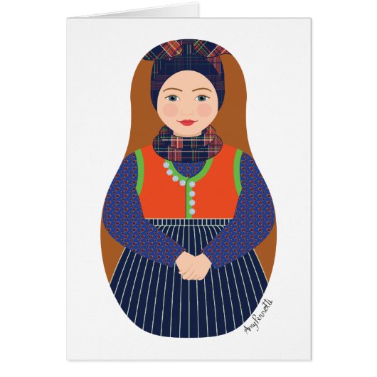 Dane, Rømø Matryoshka Kaart (Voorkant)