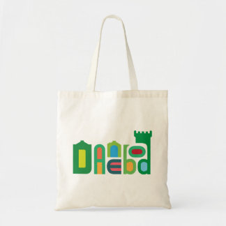 Danebod Colorful Green Logo Tas