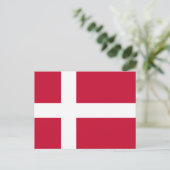 Dänemark Flagge Briefkaart (Staand voorkant)