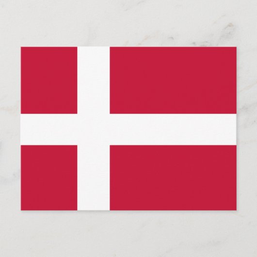 Dänemark Flagge Briefkaart (Voorkant)