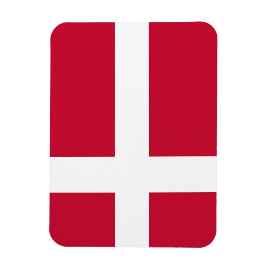 Dänemark Flagge Magneet (Verticaal)