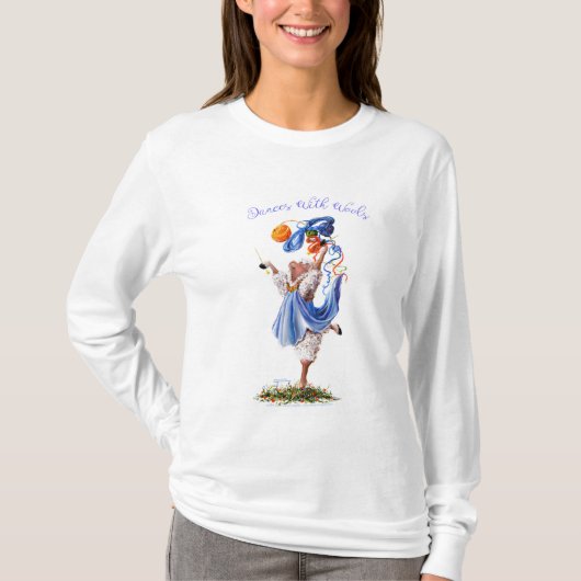 DANEN MET WOOLS Sheep Incognito Knitting Sheep T-shirt (Voorkant)