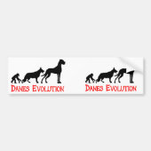 Danes Evolution Bumpersticker (Voorkant)