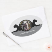 Danesticker Ovale Sticker (Envelop)