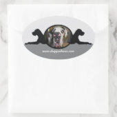 Danesticker Ovale Sticker (Tas)