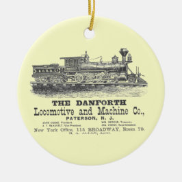 Danforth Locomotive and Machine Company 1852 Keramisch Ornament