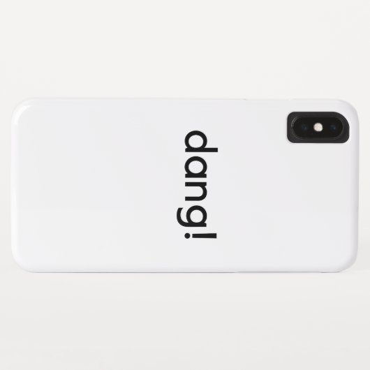 Dang. Case-Mate iPhone Case (Achterkant (horizontaal))
