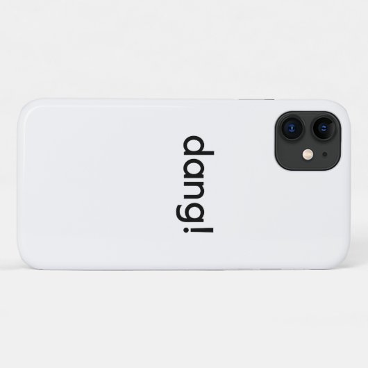 Dang. Case-Mate iPhone Case (Achterkant (horizontaal))