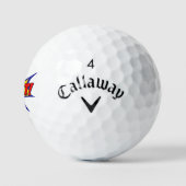 Dang It Mulligan Golf Balls - Funny Callaway Gift Golfballen (Logo)