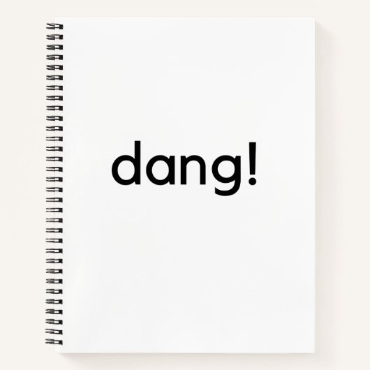 Dang. Notitieboek (Voorkant)