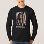 Dang Proud I Am 4th of July Independence Fourth of T-shirt (Voorkant)