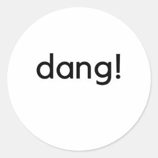 Dang. Ronde Sticker