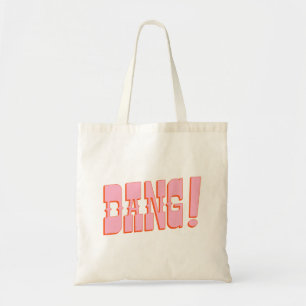 DANG! (western sedan lettertype, retro mod kleuren Tote Bag