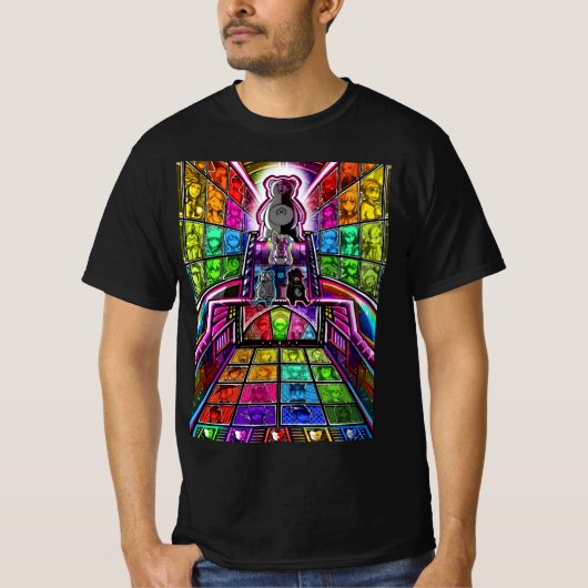 Danganronpa monokuma grappig t-shirt (Voorkant)