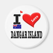 DANGAR ISLAND - I Love Magneet (Voorkant)