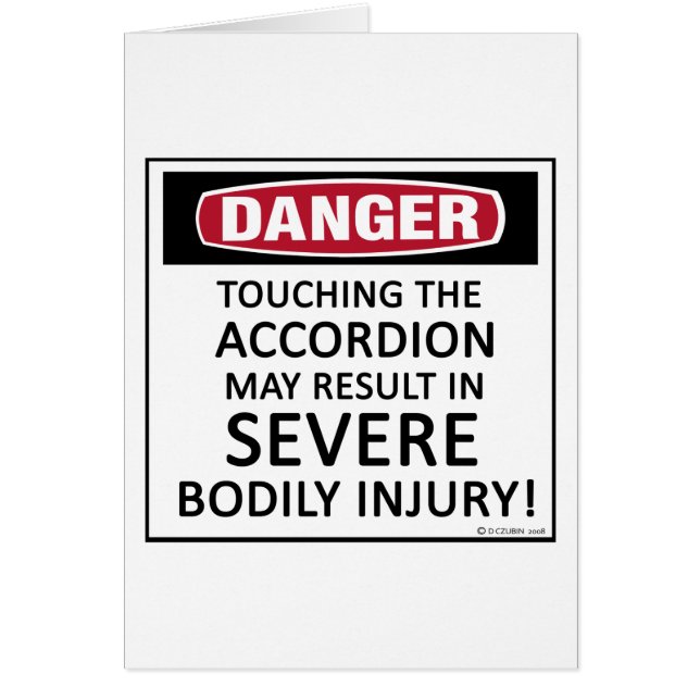 Danger Accordion (Voorkant)