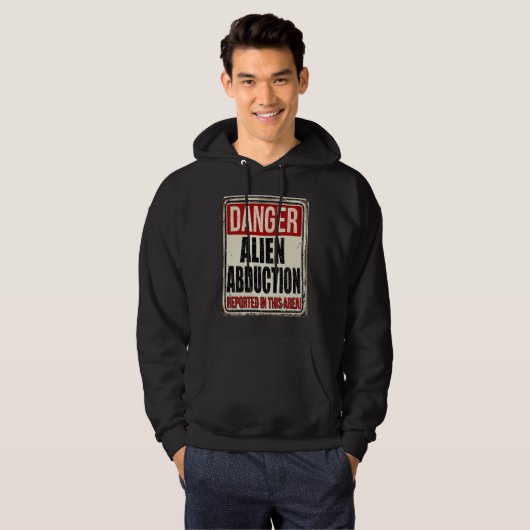 Danger Aliens Graphic Hoodie (Voorkant volledig)