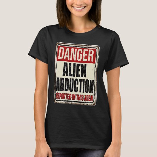 Danger Aliens Graphic T-shirt (Voorkant)