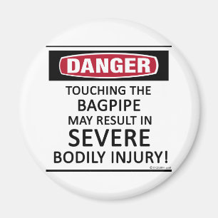 Danger Bagpipe Magneet