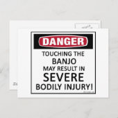 Danger Banjo Briefkaart (Voorkant / Achterkant)