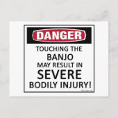 Danger Banjo Briefkaart (Voorkant)