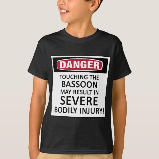 Danger Bassoon T-shirt (Voorkant)