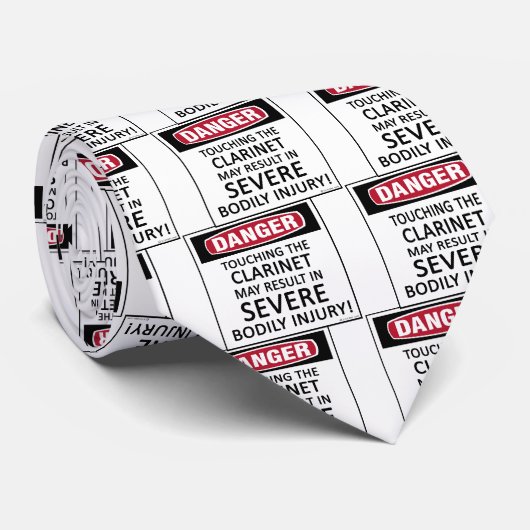 Danger Clarinet Stropdas (Opgerold)