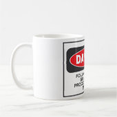 Danger Confined Space Entry Safety Warning Koffiemok (Links)