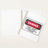 Danger Confined Space Entry Safety Warning Planner