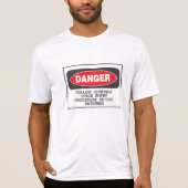 Danger Confined Space Entry Safety Warning T-shirt (Voorkant)