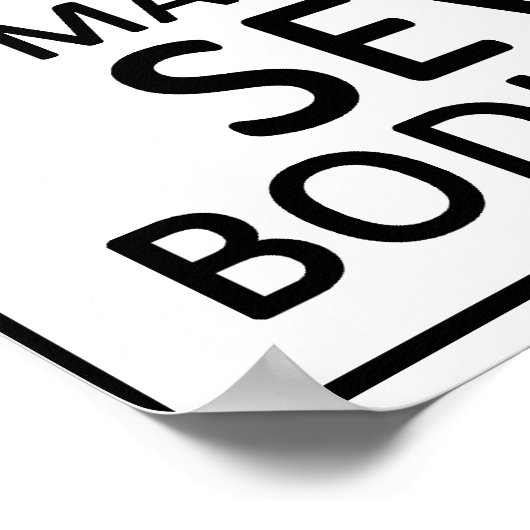 Danger Contrabass Clarinet Poster (Hoek)