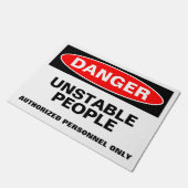 DANGER DEURMAT (Schuin)