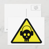 Danger DJ Briefkaart (Voorkant / Achterkant)