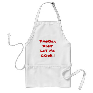 DAnGer DoNt LeT me COoK! Standaard Schort