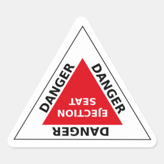 Danger - Ejection Seat Sticker