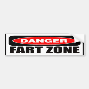 Danger Fart Zone Bumpersticker