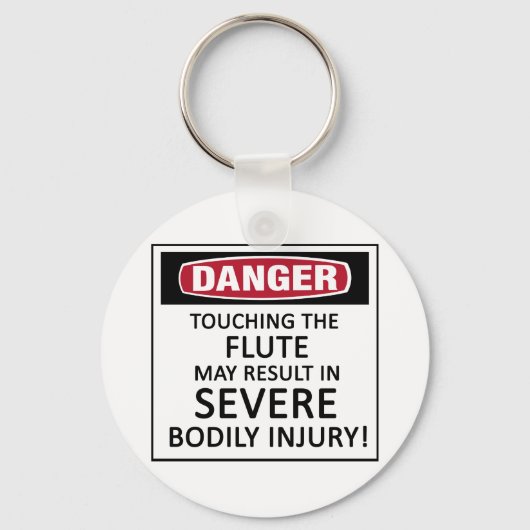 Danger Flute Sleutelhanger (Voorkant)