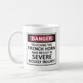 Danger French Horn Koffiemok (Links)