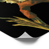 Danger Frog Dont Ever Put Me In A Situation Retro  Poster (Hoek)