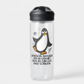 Danger Funny Penguin CamelBak Eddy Waterfles (Voorkant)