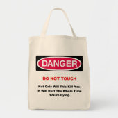 Danger Grocery Bag Tote Bag (Voorkant)