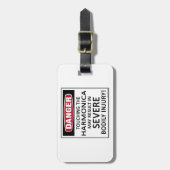 Danger Harmonica Bagagelabel (Voorkant verticaal)