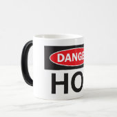 Danger Hot - Morphing-Mok Magische Mok (Voorkant links)